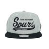San Antonio Spurs Flat Bill Hat by Mitchell&Ness - Strap Back NP60Z