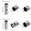 sourcing map Ignition Spark Plug Spanner Set Dual-Ended Wrench Socket (16mm, 21mm, 17/19mm)