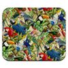 Tropical Birds Parrot Macaw Toucan Pattern Low Profile Thin Mouse Pad Mousepad