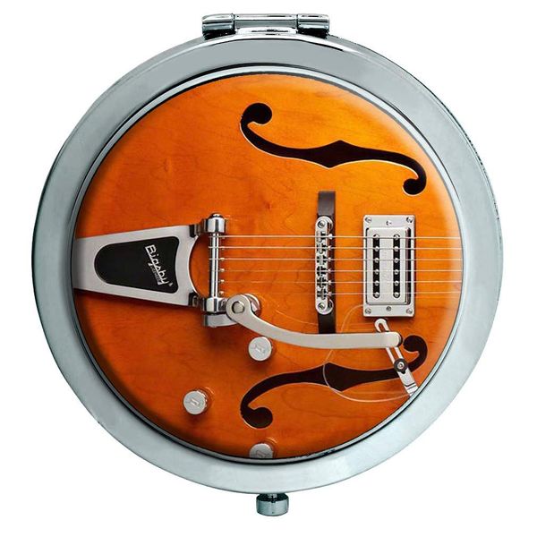 Electric Guitar Compact Mirror