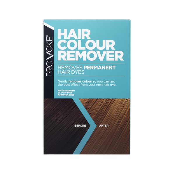 PROVOKE Hair Colour Remover, Max Strength Removes Permanent Hair Dye, For Multicoloured Hair Dye Removal. Ammonia-free & Bleach-Free Formulation