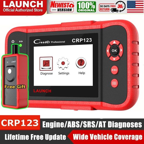 2025 LAUNCH CRP123 Car OBD2 Diagnostic Scanner Engine ABS SRS Fault Code Reader