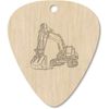 7 x 'Digger' Guitar Picks/Pendants (GP00020288)