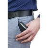 LEAS Small Men's and Women's Wallet Horizontal Format, Genuine Leather, Black Mini-Edition''