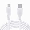 CJP-Geek 5ft White Micro USB Cable Computer PC Laptop Data Sync Cord Replacement for Sound Oasis Bluetooth Sleep Sound System BST-100