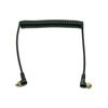 PROtastic Flash Sync Cable : Male PC to Male PC Coiled Cable, 30cm - 100cm Long.