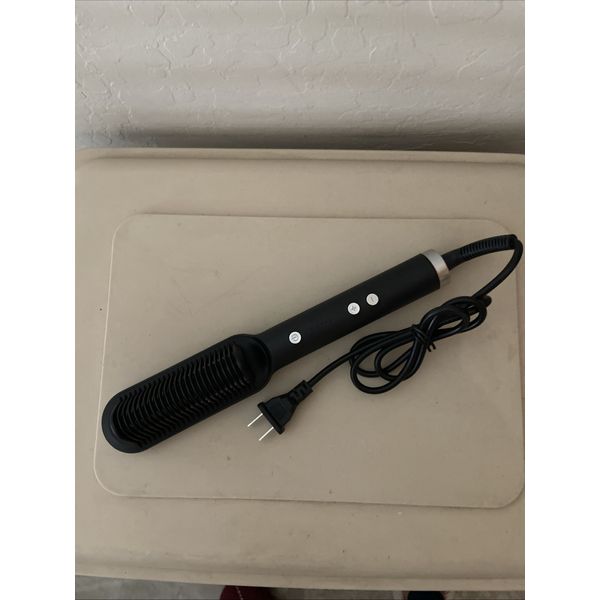 Straight Hair Comb Electric Temperature Control Straightener Red Model JMJ-689