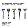 Nincha Manual Razor Travel Case Portable Plastic Manual Razor Trimmer Protector Blue
