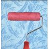 Greek Art 7" DIY Patterned Paint Roller Decorative Rubber Roller with Plastic Handle (Model 049)