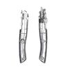 Aluminum Safety Cutter with Ceramic Blade Silver