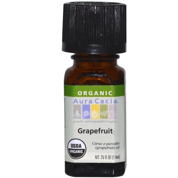 Aura Cacia Grapefruit Essential Oil, 0.25 Ounce - 2 per case.2