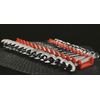 ERNST 5057 Gripper Wrench Organizer, 15 Tool, Orange
