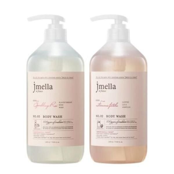 J. Mella Favorite Large Capacity Body Wash 1000ml (Femme Fatale + Blooming Peony)_MC