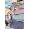DII CAMZ36965 100% Cotton, Chambray Napkin Set, Oversized Basic Everyday, Blue 6 Count