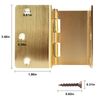 Offset Hinges for Doors 3.5 in Swing Clear Offset Door Hinge Handicap Expandable Door Hinges Bright Copper（2 pcs）