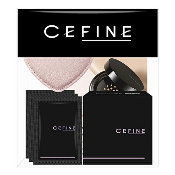 Cefine Silky Wet Liquid Limited Mirror Set 02 Natural Skin Tone