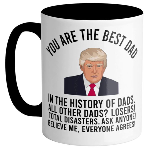 Best Dad Trump Coffee Mug 11oz Black