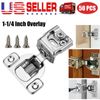 50 Pack 1-1/4" Overlay Soft Close Hinge Face Concealed Clip On Cabinet Hinges
