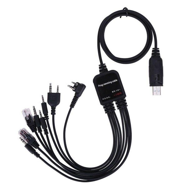 8 in 1 function USB programming cable for multiple radios
