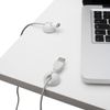 Cable management CableDrop Clips cable ties cable organizer cable drops (6 pieces) - White
