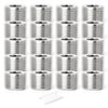 TAISHER 20PCS 304 Stainless Steel Internal Hex Thread Socket Pipe Plug Fitting 3/8" NPT Male
