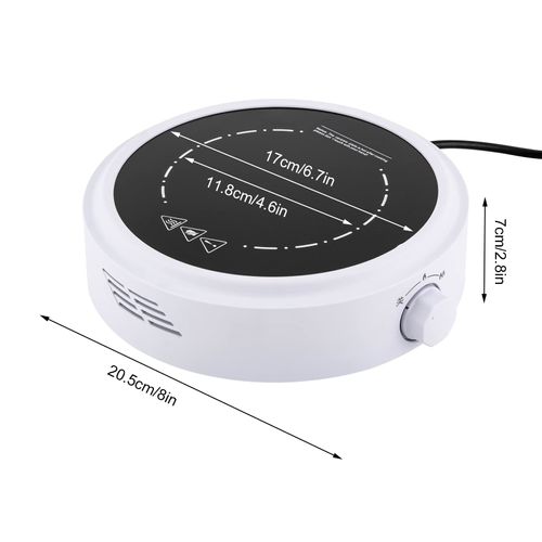 WOHAIPA Mini Electric Stove, 700W High Efficiency Electric Tea Cooker, Adjustable Power, Easy to Carry, for Boiling Water, Brewing Tea, and Coffee
