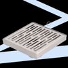 Shower Drain 5.9" Square 304 Stainless Shower Drain with Removable Cover Grate