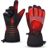 Upgraded Heated Gloves for Men Women Waterproof Smart Touch-screen Function