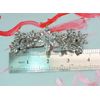 Faship Gorgeous Clear Crystal Floral Barrette