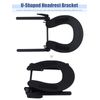EBANKU Aluminum Face Space Holder, Universal Adjustable Headrest bed f (Black)