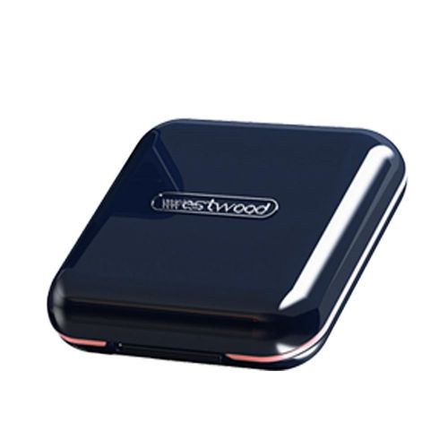 mitas TN-MPCC-NV Mouthpiece Case, Small, Carrying Case, Denture Case, Thin, Compact, Stylish, Silicone, Mirror, Includes Mirror, Mouthpiece Case, Divider, Storage, Cup, Lightweight, Medicine Storage,