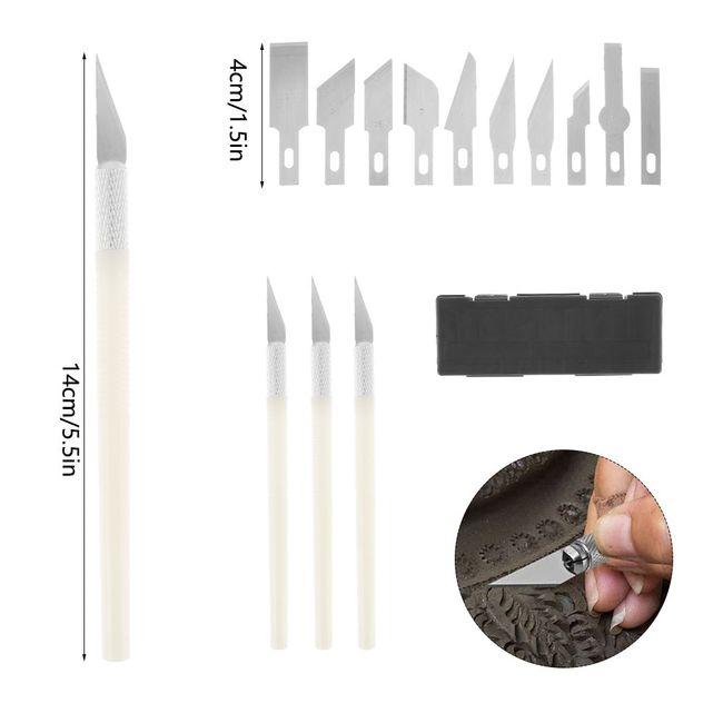 13Pcs/Set Carving Knife Craft Sculpture Paper Cutting Blade