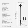 8 Pack Low Voltage Landscape Path Lights 12-24V Outdoor LED Pathway Lights