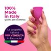Lybera Menstruationstasse Fuchsiarot (Größe 2)