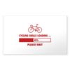 CafePress Cycling Skills Loading Rectangle Bumper Sticker Car Decal
