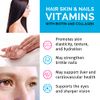 Liquid Collagen Peptides for Women - Complex with Biotin Vitamin, Hydrolyzed Keratin Protein and Saw Palmetto - Comprehensive Formula for Hair, Skin, and Nails Wellness - 2fl oz (Pack of 2)