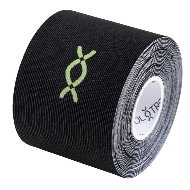 Gorutre Kinesiology Tape 2022 16.4 ft (5 m) Pre-Cut Roll Type GT-2312 Black (BK)