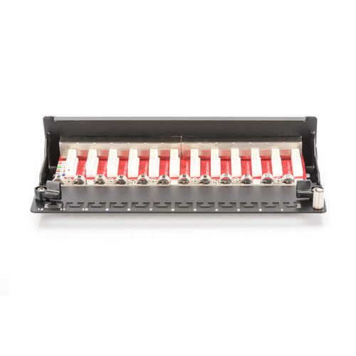 DIGITUS Assmann DN-91612SD-EA Patch Panel Electrical Desktop/Cat 6A / Shielded / 12-Port
