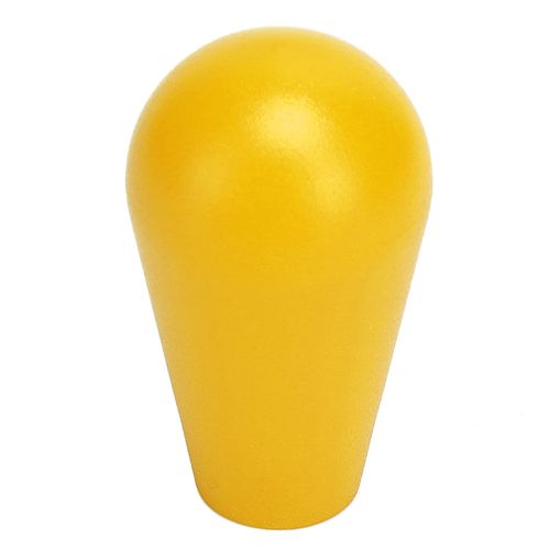 Joystick's Oval Balltop, Oval Joystick Head Rocker Ball Top Handle M6 American Type Arcade Game DIY Parts Replacement Handle Gaming Accessory Easy to Install(Yellow)