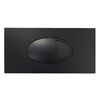 Dual Flush Concealed Toilet Cistern WC, Pipe & Cable Matt Black Push Button Flush Plate LS