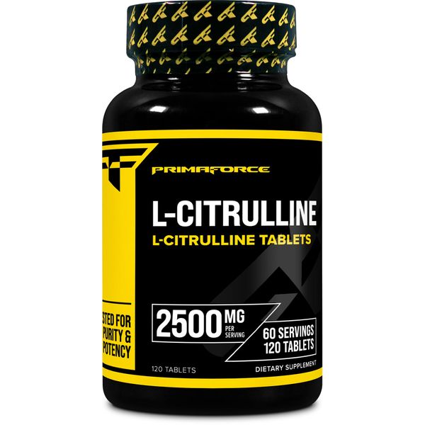 Primaforce L-Citrulline 2500mg, 120 Tablets, 60 Servings