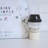 FIXIT Protein Shaker, 10.1 fl oz (300 ml), Whey Protein Shaker, Black