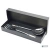 Elyon Seldon Reflective Silver Salad Serving Set Indian Artisan Made Forged