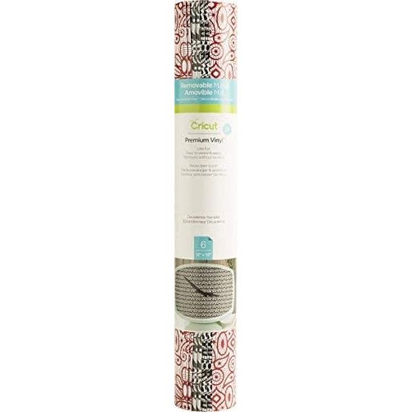 Cricut Premium Removable Patterned Vinyl 12"x12" 6-Sheet (Decadence Sampler)