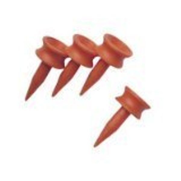 Orange castle golf tees (100) - LOW COST SHIPPING
