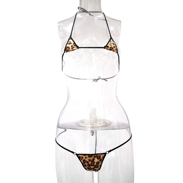nemoP Super Micro Bikini Leopard (3 Secret Pockets)