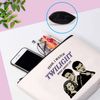 JTOUK The Vampire Inspired Yeah I Watch Twilight What About It Zipper Pouch Vampire Girl Makeup Bag (Watch Twilight Bag EU), M