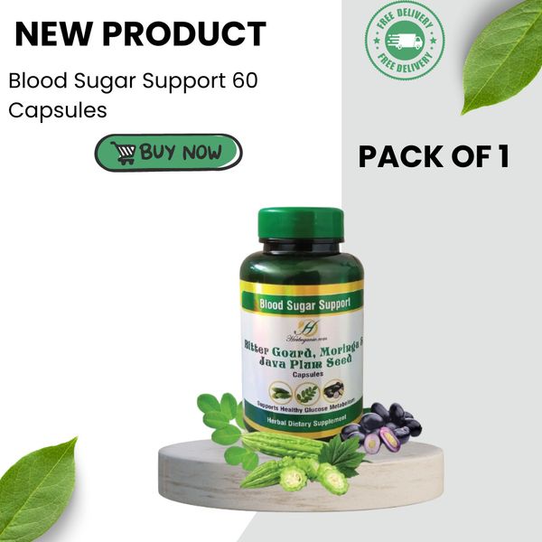 Blood Sugar Support Capsules - 1 Pack, Natural Supplement