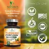 Tumeric Curcumin Max Potency With Bioperine Black Pepper 2600MG, 240 Capsules US
