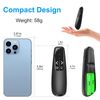 Presentation Clickers for PowerPoint, Clicker for Laptop Presentations Remote, USB Wireless Presenter Remote, Power Point Remote Clicker for Computer/Mac/PPT/Google Slide Advancer
